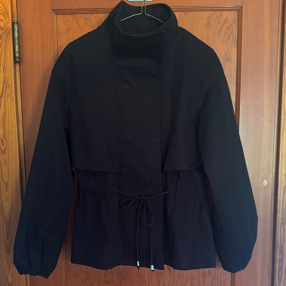 INC International Concepts Black Utility Jacket